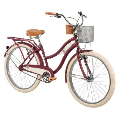 пътни,и,градски,велосипеди,huffy,deluxe,26´´,bike,silver,(matte,dark,berry)