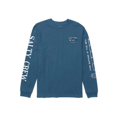 тениска,мъжки,тениски,дамски,тениски,salty,crew,bruce,long,sleeve,t,shirt,blue,(cast,blue)