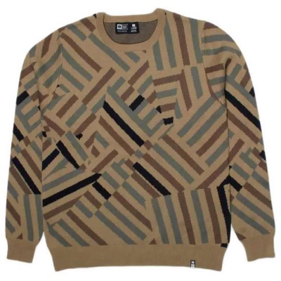 блуза,мъжки,пуловери,дамски,пуловери,salty,crew,dazzle,knit,sweater,brown,(khaki,dazzle)