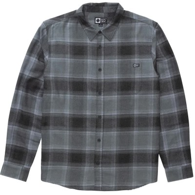 риза,с,дълъг,ръкав,дамски,ризи,мъжки,ризи,salty,crew,early,bird,flannel,long,sleeve,shirt,grey,(pirate,black)