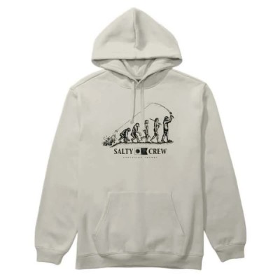 суичър,мъжки,пуловери,salty,crew,evolution,theory,hoodie,white,(moonbeam)