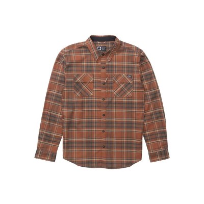 риза,с,дълъг,ръкав,дамски,ризи,мъжки,ризи,salty,crew,fathom,tech,flannel,long,sleeve,shirt,brown,(russet)
