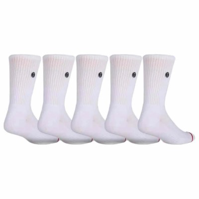 чорапи,мъжки,чорапи,дамски,чорапи,salty,crew,line,up,crew,socks,5,units,white,(white)