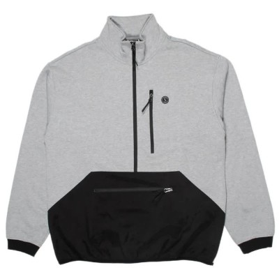 поларена,блуза,мъжки,пуловери,salty,crew,quay,tech,fleece,half,zip,sweatshirt,grey,(grey,heather)