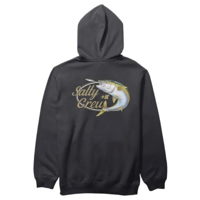 блуза,мъжки,пуловери,salty,crew,yellow,tailed,full,zip,sweatshirt,black,(black)
