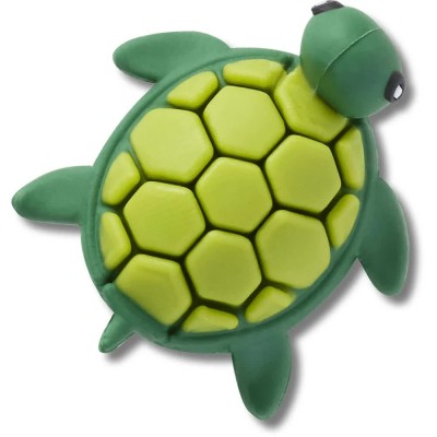 обувни,аксесоари,jibbitz,3d,uv,changing,turtle,charm,green