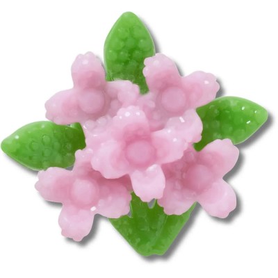 обувни,аксесоари,jibbitz,beaded,pink,bouquet,charm,pink