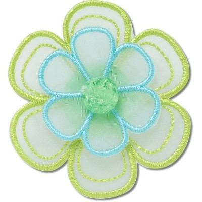 обувни,аксесоари,jibbitz,green,mesh,flower,charm,green