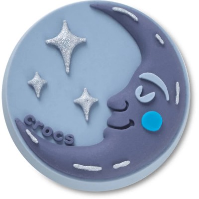 обувни,аксесоари,jibbitz,moon,face,charm,blue