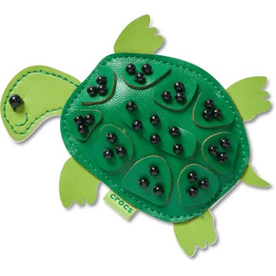 обувни,аксесоари,jibbitz,smt,leather,turtle,charm,green
