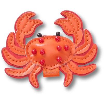 обувни,аксесоари,jibbitz,sparkle,crab,charm,orange
