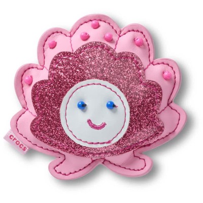 обувни,аксесоари,jibbitz,sparkle,shell,charm,pink