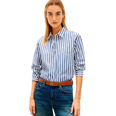 риза,с,дълъг,ръкав,дамски,ризи,мъжки,ризи,tommy,hilfiger,ess,easy,long,sleeve,shirt,blue,(wide,banker,stripe,ecru,seashore,navy)