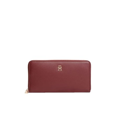 портфейли,и,портмонета,tommy,hilfiger,icon,large,woman,wallet,red,(oxblood)