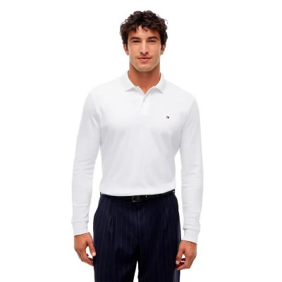 дамски,блузи,с,яка,мъжки,блузи,с,яка,tommy,hilfiger,mw0mw37317,long,sleeve,polo,white,(white,with,aop)