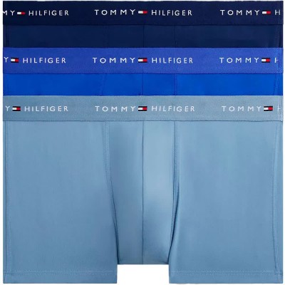 боксерки,мъжко,бельо,tommy,hilfiger,um0um03877,trunk,boxers,3,units,blue,(noble,blue,brisk,blue,preppy,navy)