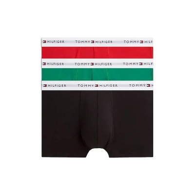 боксерки,мъжко,бельо,tommy,hilfiger,um0um03889,trunk,boxers,3,units,multicolor,(alaskan,green,medium,red,black)