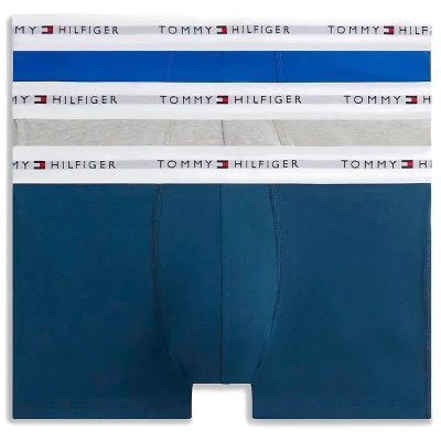 боксерки,мъжко,бельо,tommy,hilfiger,um0um03889,trunk,boxers,3,units,multicolor,(noble,blue,ice,grey,heather,blue,jean)