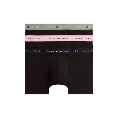 боксерки,мъжко,бельо,tommy,hilfiger,um0um03890,trunk,boxers,3,units,black,(black,utility,sage,black,bonita,pink)