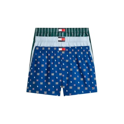 боксерки,мъжко,бельо,tommy,hilfiger,um0um03898,boxers,3,units,multicolor,(sky,blue,ornamental,green,pj,str,opul,blue,varsity)