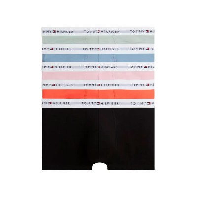 боксерки,мъжко,бельо,tommy,hilfiger,um0um03907,trunk,boxers,5,units,multicolor,(bonita,pink,black,minty,grey,burnt,vermilion,breeze,blue)