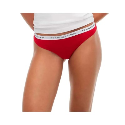 дамско,бельо,дамски,бикини,и,танкини,tommy,hilfiger,uw0uw05875,thong,red,(red)