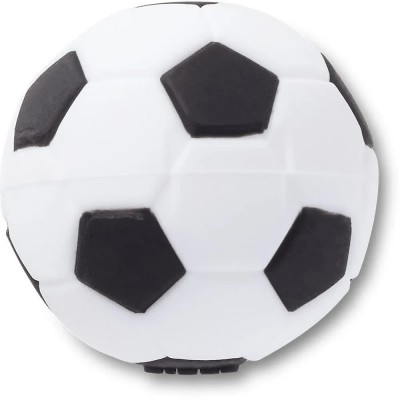 обувни,аксесоари,jibbitz,crushed,soccer,ball,charm,white