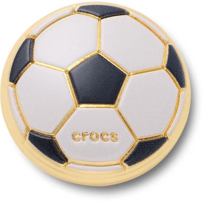обувни,аксесоари,jibbitz,enamel,soccer,ball,charm,golden