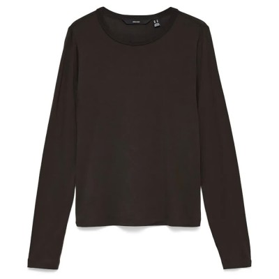 тениска,мъжки,тениски,дамски,тениски,vero,moda,ada,long,sleeve,t,shirt,brown,(chocolate,torte)