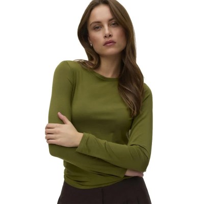 тениска,мъжки,тениски,дамски,тениски,vero,moda,ada,long,sleeve,t,shirt,green,(sphagnum)