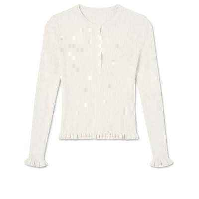 блуза,мъжки,пуловери,дамски,пуловери,vero,moda,anemone,henley,sweater,white,(cloud,dancer)