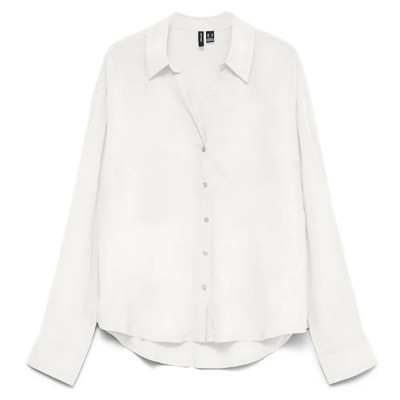 риза,с,дълъг,ръкав,дамски,ризи,мъжки,ризи,vero,moda,aura,long,sleeve,shirt,white,(snow,white)
