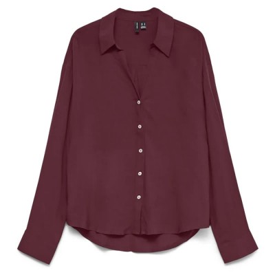 риза,с,дълъг,ръкав,дамски,ризи,мъжки,ризи,vero,moda,aura,long,sleeve,shirt,purple,(windsor,wine)