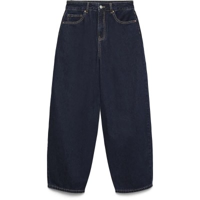 дънки,мъжки,панталони,дамски,панталони,vero,moda,billie,10348147,barrel,fit,high,waist,jeans,blue,(dark,blue,denim,detail,rinse)