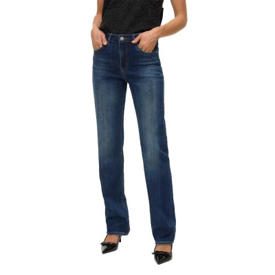 дънки,мъжки,панталони,дамски,панталони,vero,moda,ella,si376,straight,fit,jeans,blue,(dark,blue,denim)