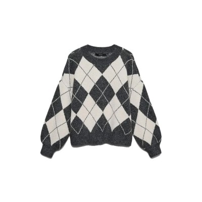 блуза,мъжки,пуловери,дамски,пуловери,vero,moda,doffy,sweater,black,(dark,grey,melange,pattern,birch,argyle,artwork)
