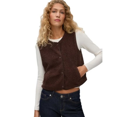 елек,мъжки,пуловери,дамски,пуловери,vero,moda,gilly,knitted,vest,brown,(chocolate,martini)