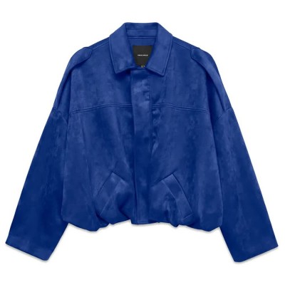 яке,мъжки,якета,дамски,якета,и,палта,vero,moda,hazel,bomber,jacket,blue,(surf,the,web)