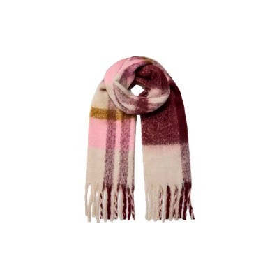 шал,ръкавици,шапки,и,шалове,vero,moda,ivy,league,scarf,pink,(oatmeal,detail,windsor,breen)