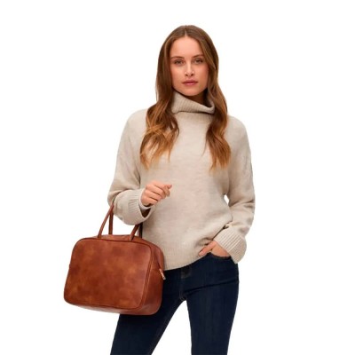 блуза,мъжки,пуловери,дамски,пуловери,vero,moda,lefile,high,neck,sweater,beige,(birch,detail,melange)