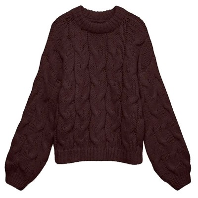 блуза,мъжки,пуловери,дамски,пуловери,vero,moda,maybe,high,neck,sweater,brown,(chocolate,torte)
