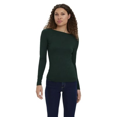тениска,мъжки,тениски,дамски,тениски,vero,moda,panda,modal,long,sleeve,t,shirt,green,(pine,grove)