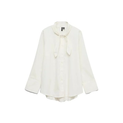 риза,с,дълъг,ръкав,дамски,ризи,мъжки,ризи,vero,moda,synne,long,sleeve,shirt,beige,(snow,white)