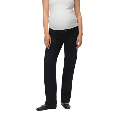 дънки,мъжки,панталони,дамски,панталони,vero,moda,tessa,ra118,wide,leg,maternity,jeans,black,(black)