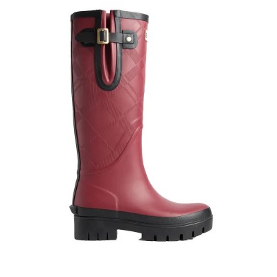 обувки,дамски,боти,мъжки,боти,barbour,leighton,rain,boots,red,(cranberry,red)
