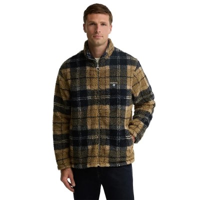 рокля,мъжки,якета,дамски,якета,и,палта,barbour,mfl0187,fleece,jacket,brown,(birchwood,dress,tartan)