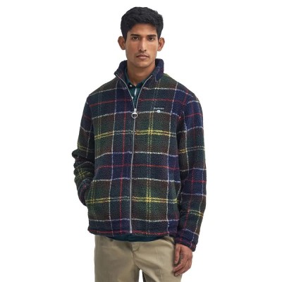 яке,мъжки,якета,дамски,якета,и,палта,barbour,mfl0187,fleece,jacket,blue,(classic,tartan)