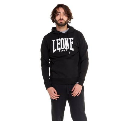 суичър,мъжки,пуловери,дамски,пуловери,leone1947,big,logo,hoodie,black,(black,white)
