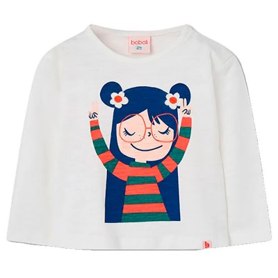 тениска,мъжки,тениски,дамски,тениски,boboli,334101,long,sleeve,t,shirt,white,(off,white)