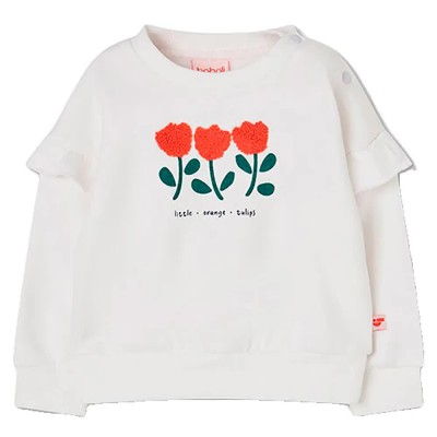 блуза,детски,блузи,boboli,334178,sweatshirt,white,(off,white)
